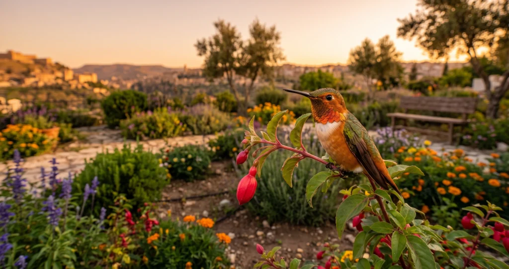 "hummingbird torpor species feeding before entering nighttime torpor"