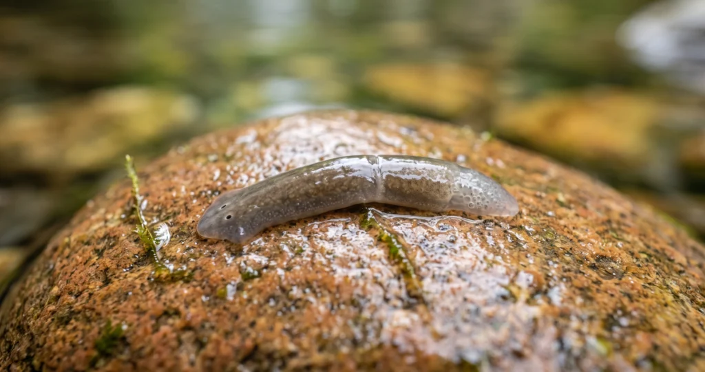 "planarian flatworm regeneration showing body fragments rebuilding complete animals"]