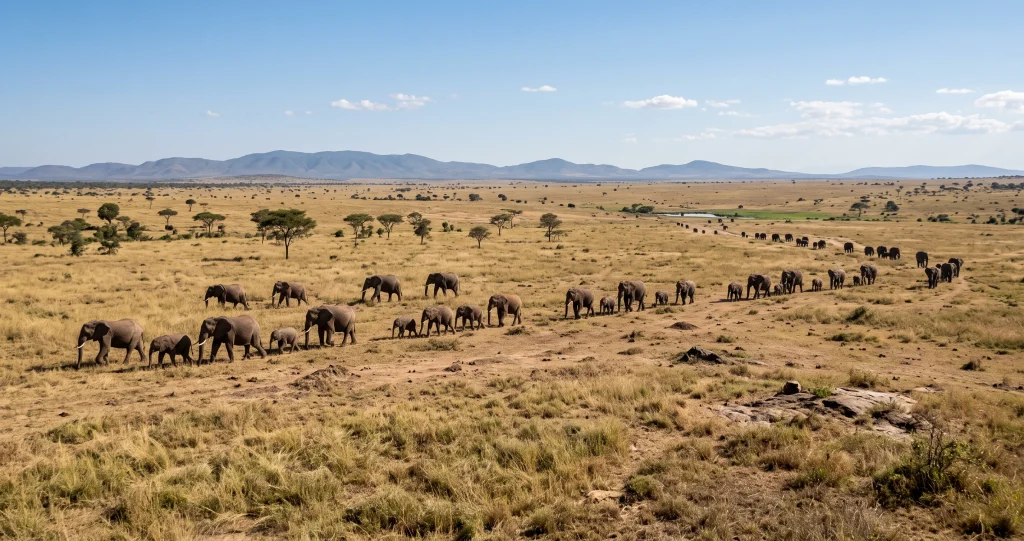 elephant infrasound communication across the African savanna.