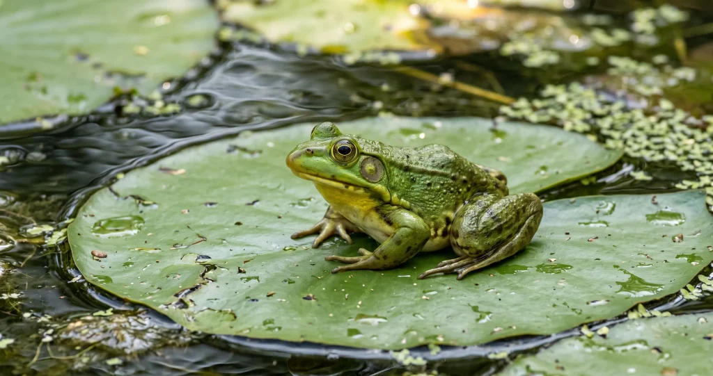Frog vs toad comparison showing differences in skin, legs, body shape, and habitat.